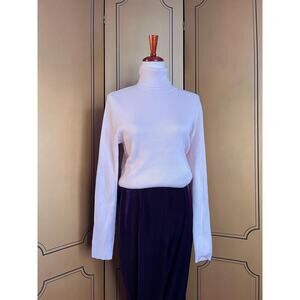 Ralph Lauren cotton turtleneck in soft pink, size XL